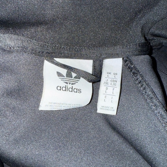 Adidas SST Bonded Black Track Bomber Jacket Size Large - Picture 4 of 4